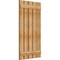 Ekena Millwork Spaced Board-n-Batten Shutters, Rough Sawn Western Red Cedar, 28 7/8W x 53H, PR RBS06S29X053RWR - alternate 5